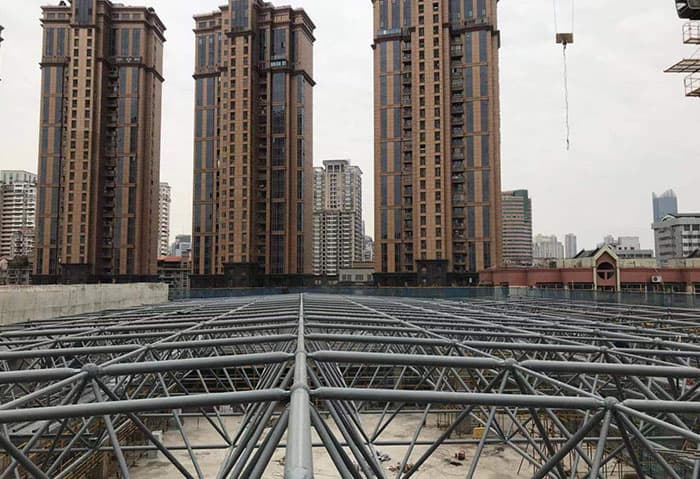 阜康螺栓球网架结构